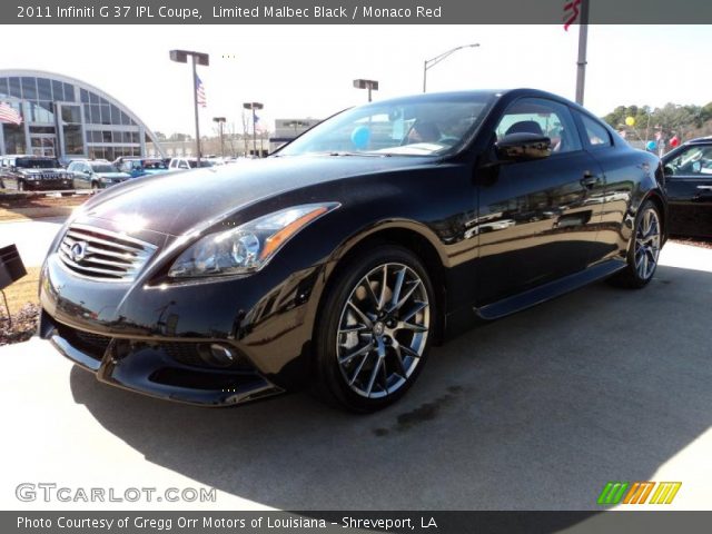 2011 Infiniti G 37 IPL Coupe in Limited Malbec Black