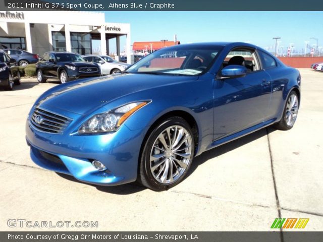 2011 Infiniti G 37 S Sport Coupe in Athens Blue