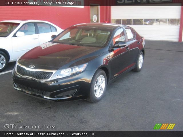 2011 Kia Optima LX in Ebony Black