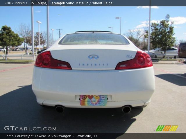 2007 Infiniti G 35 Coupe in Serengeti Sand Metallic