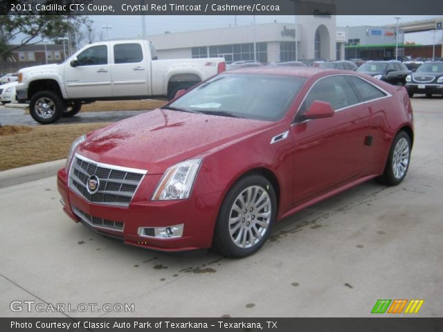2011 Cadillac CTS Coupe in Crystal Red Tintcoat