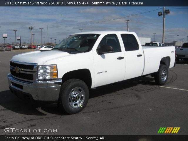 2011 Chevrolet Silverado 2500HD Crew Cab 4x4 in Summit White