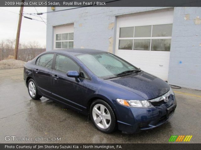 2009 Honda Civic LX-S Sedan in Royal Blue Pearl