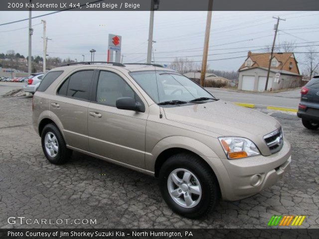 2009 Kia Sorento LX 4x4 in Sand Beige