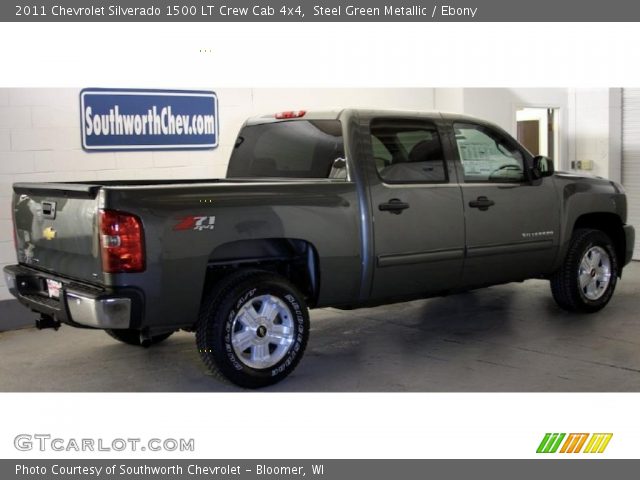 2011 Chevrolet Silverado 1500 LT Crew Cab 4x4 in Steel Green Metallic