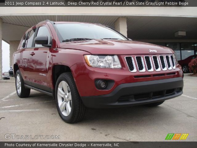 2011 Jeep Compass 2.4 Latitude in Deep Cherry Red Crystal Pearl