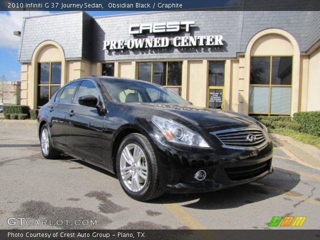 2010 Infiniti G 37 Journey Sedan in Obsidian Black