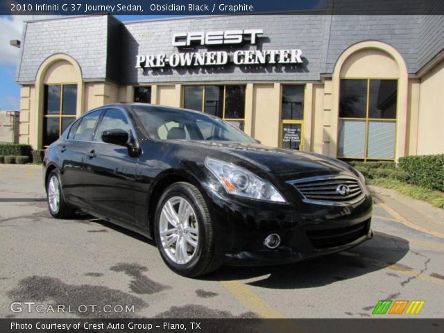 2010 Infiniti G 37 Journey Sedan in Obsidian Black