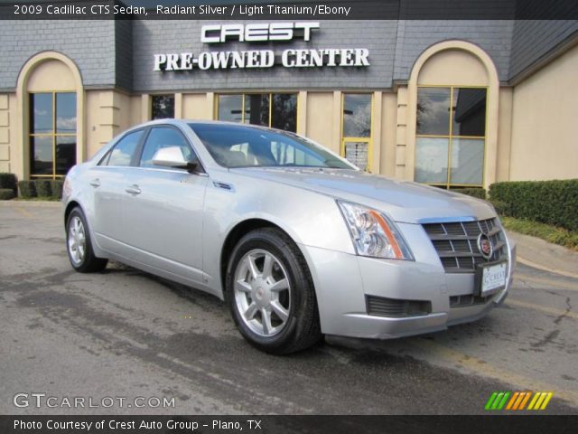2009 Cadillac CTS Sedan in Radiant Silver
