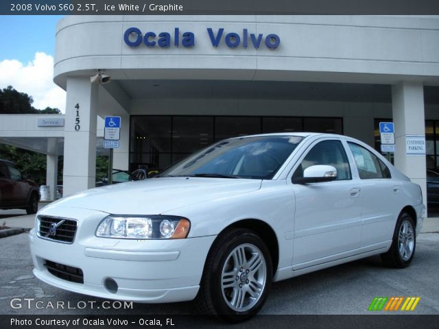 2008 Volvo S60 2.5T in Ice White