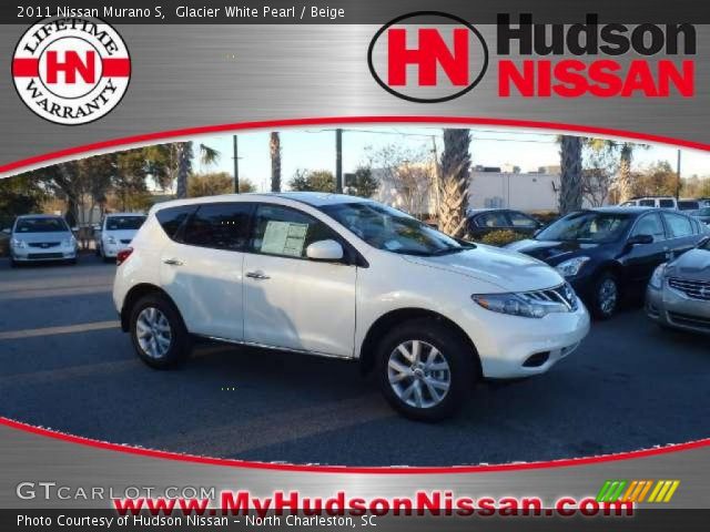 2011 Nissan Murano S in Glacier White Pearl