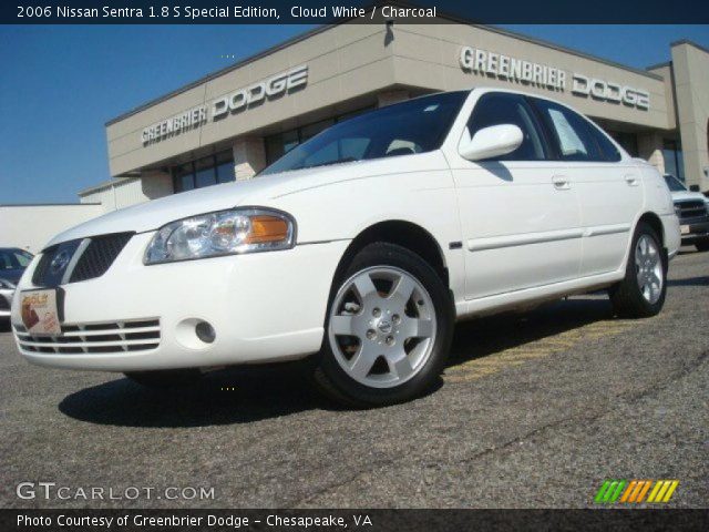 2006 Nissan Sentra 1.8 S Special Edition in Cloud White