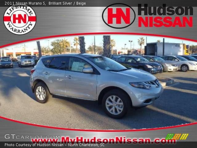 2011 Nissan Murano S in Brilliant Silver