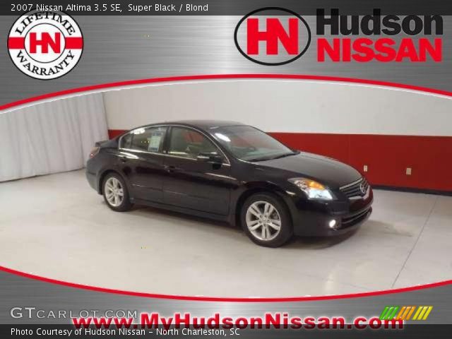 2007 Nissan Altima 3.5 SE in Super Black