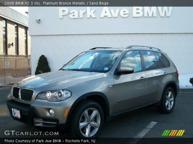 2008 BMW X5 3.0si in Platinum Bronze Metallic