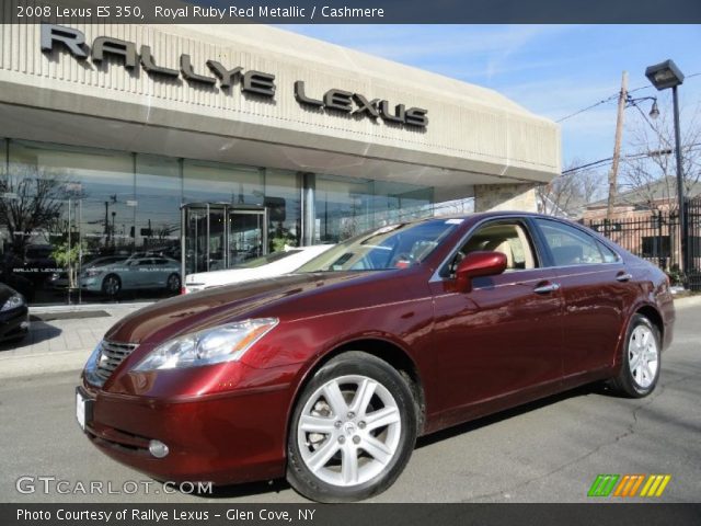 2008 Lexus ES 350 in Royal Ruby Red Metallic