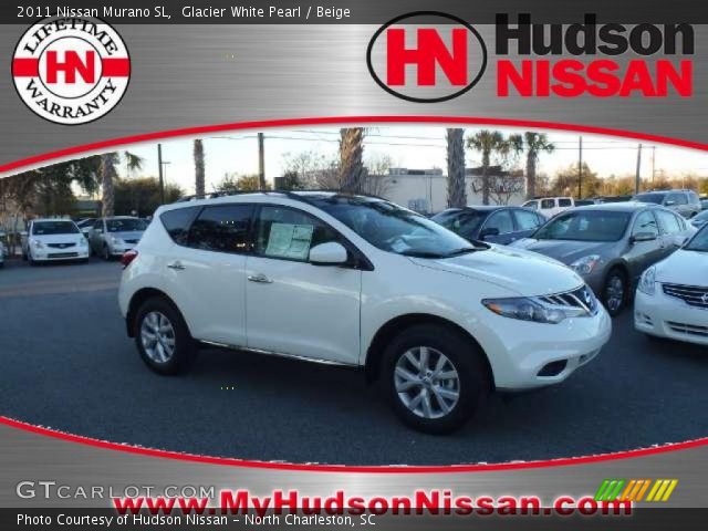 2011 Nissan Murano SL in Glacier White Pearl
