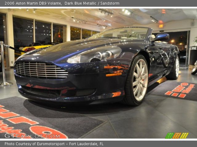 2006 Aston Martin DB9 Volante in Dark Blue Metallic