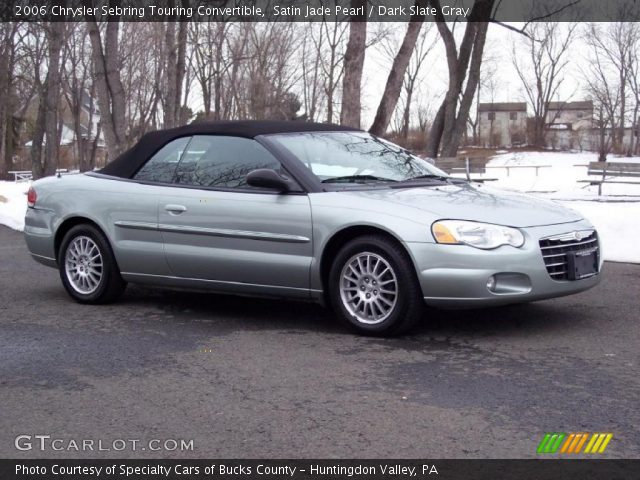 2006 Chrysler Sebring Touring Convertible in Satin Jade Pearl