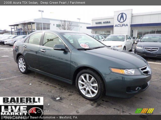 2008 Acura TSX Sedan in Deep Green Pearl