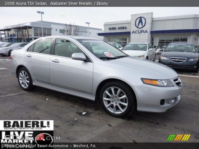 2008 Acura TSX Sedan in Alabaster Silver Metallic