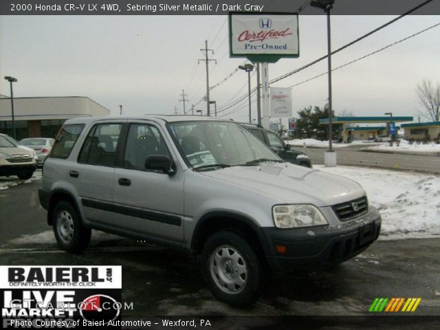 2000 Honda CR-V LX 4WD in Sebring Silver Metallic