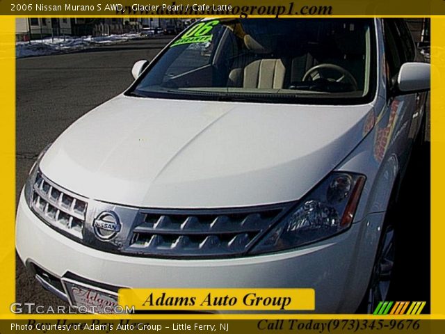 2006 Nissan Murano S AWD in Glacier Pearl