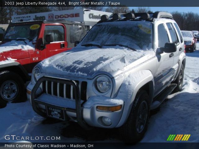 2003 Jeep Liberty Renegade 4x4 in Bright Silver Metallic