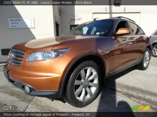 2003 Infiniti FX 45 AWD in Liquid Copper Metallic