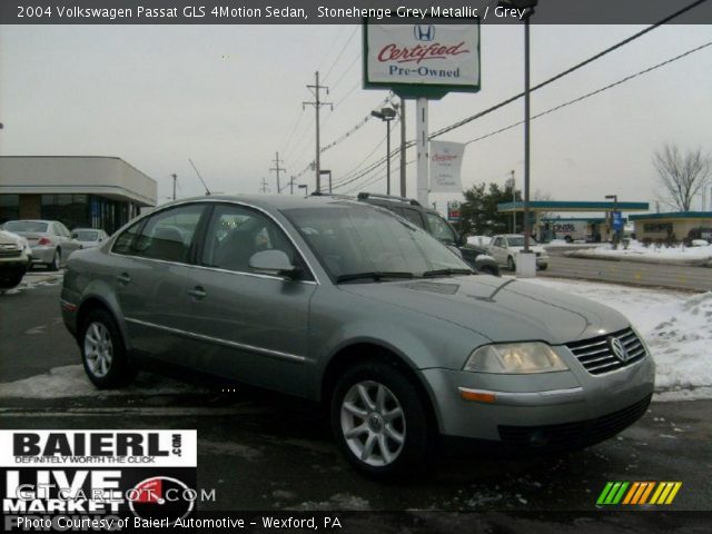 2004 Volkswagen Passat GLS 4Motion Sedan in Stonehenge Grey Metallic