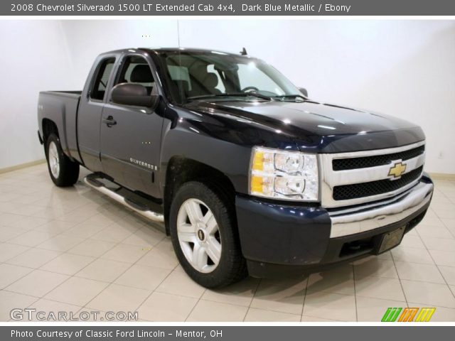 2008 Chevrolet Silverado 1500 LT Extended Cab 4x4 in Dark Blue Metallic