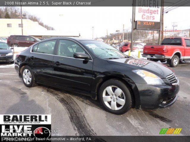2008 Nissan Altima 2.5 S in Super Black