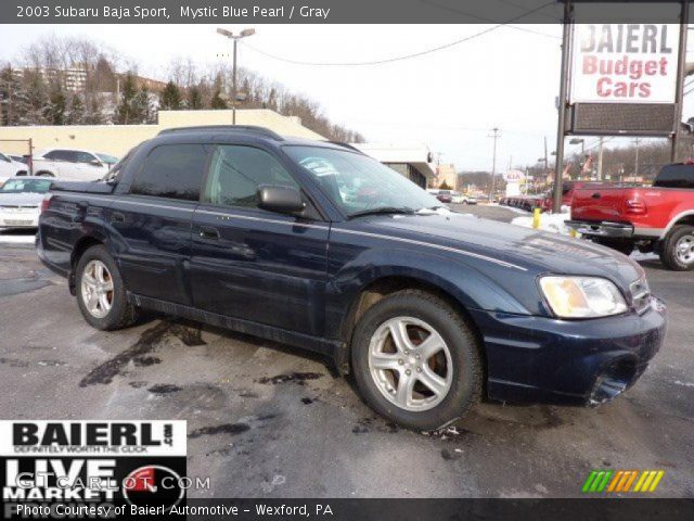 2003 Subaru Baja Sport in Mystic Blue Pearl