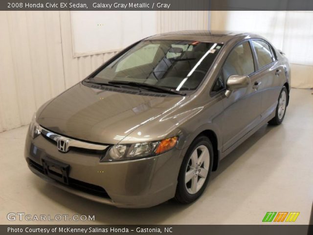 2008 Honda Civic EX Sedan in Galaxy Gray Metallic