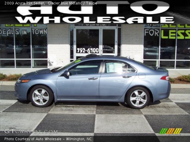 2009 Acura TSX Sedan in Glacier Blue Metallic