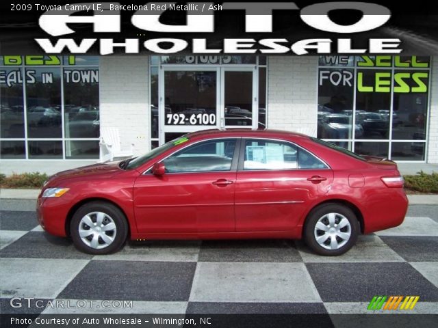 2009 Toyota Camry LE in Barcelona Red Metallic