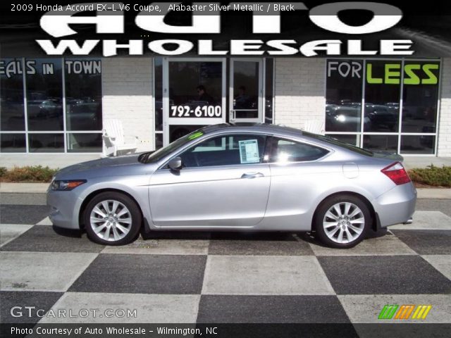 2009 Honda Accord EX-L V6 Coupe in Alabaster Silver Metallic