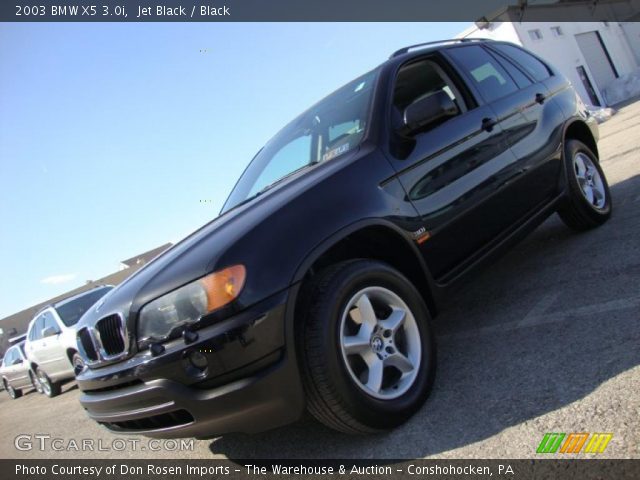 2003 BMW X5 3.0i in Jet Black