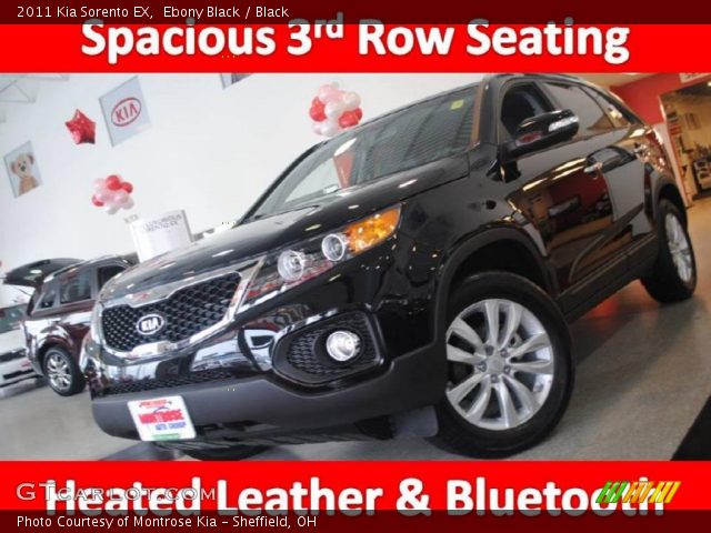 2011 Kia Sorento EX in Ebony Black