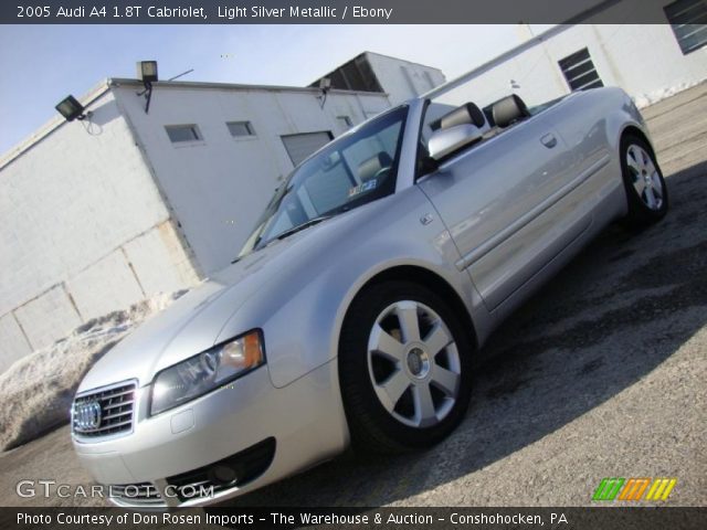 2005 Audi A4 1.8T Cabriolet in Light Silver Metallic