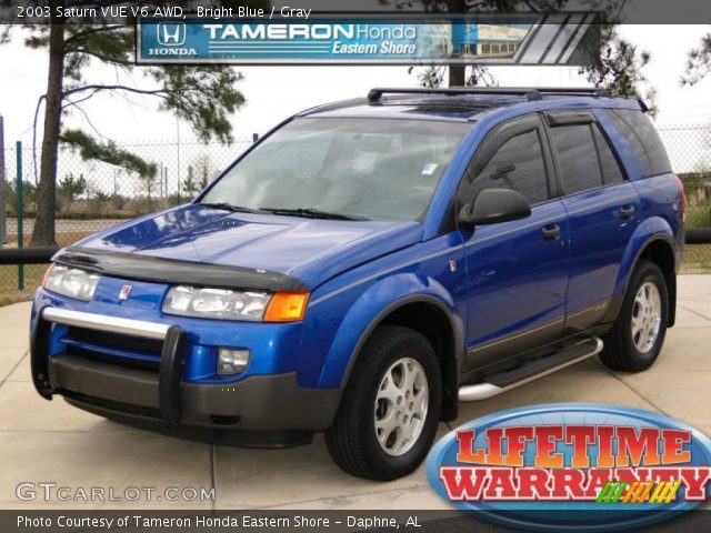 2003 Saturn VUE V6 AWD in Bright Blue