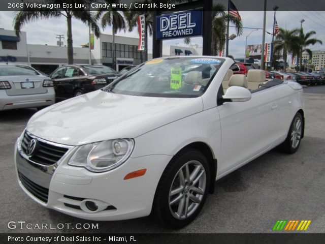 2008 Volkswagen Eos Lux in Candy White