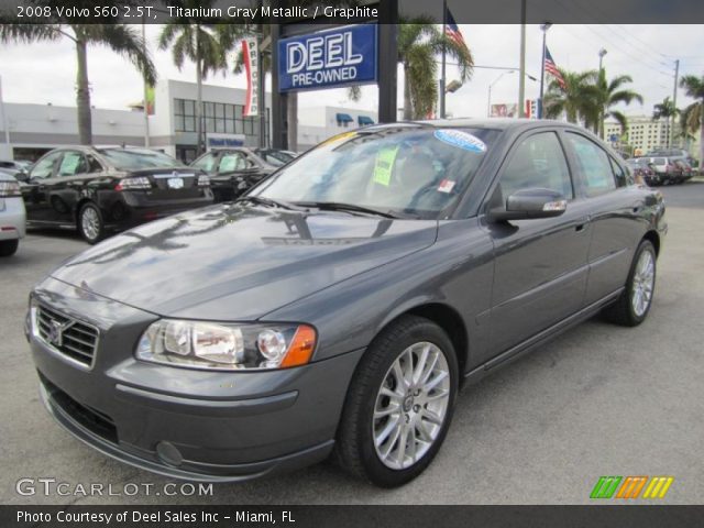 2008 Volvo S60 2.5T in Titanium Gray Metallic