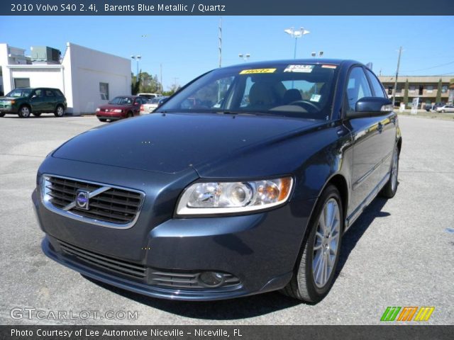2010 Volvo S40 2.4i in Barents Blue Metallic