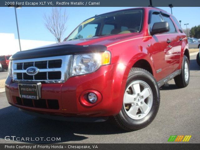 2008 Ford Escape XLT V6 in Redfire Metallic