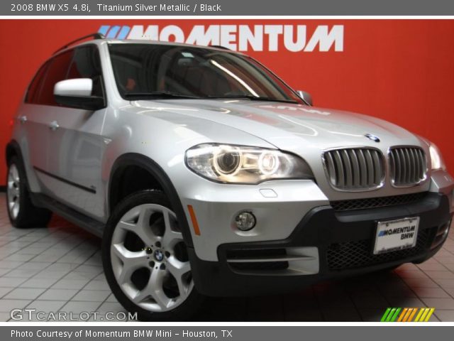 2008 BMW X5 4.8i in Titanium Silver Metallic