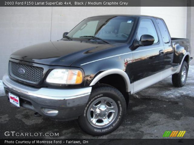 2003 Ford F150 Lariat SuperCab 4x4 in Black