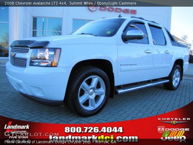 2008 Chevrolet Avalanche LTZ 4x4 in Summit White