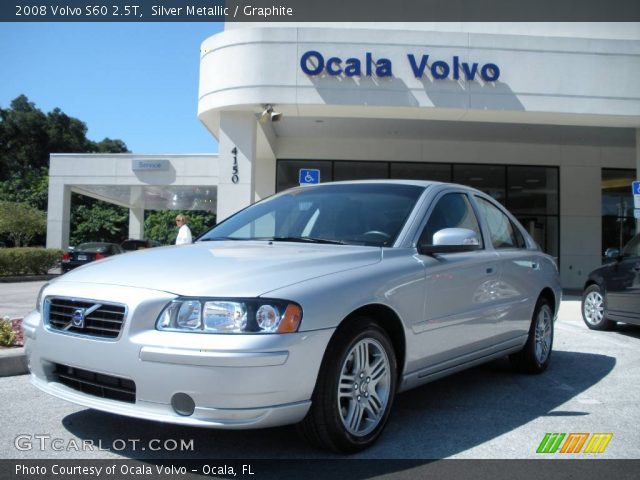 2008 Volvo S60 2.5T in Silver Metallic