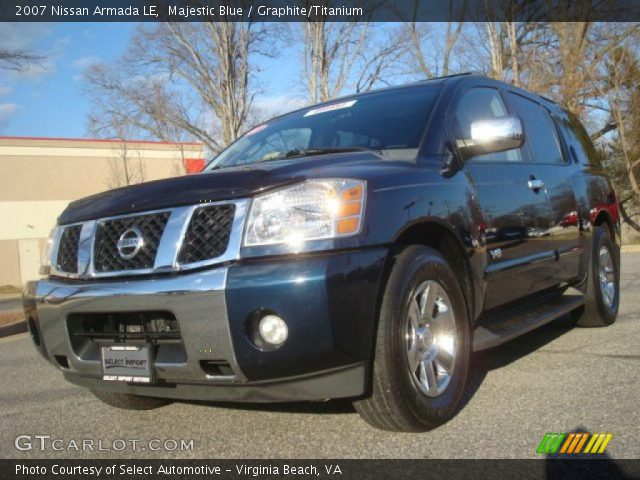 2007 Nissan Armada LE in Majestic Blue